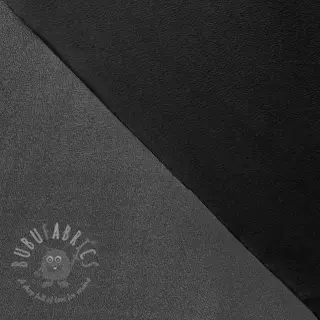 Konstläder mocka ALASKA noir/acier