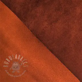 Konstläder mocka ALASKA orange/brique