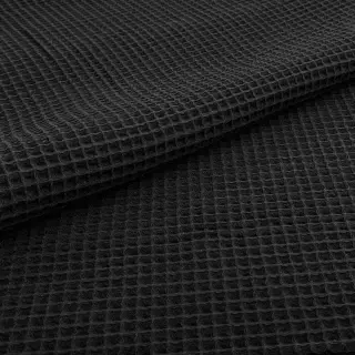 Bavlna s vaflovou väzbou black