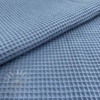 Bomull med vaffelbindning blue