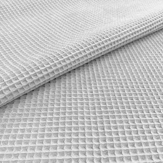 Bavlna s vaflovou väzbou light grey