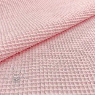 Bomull med vaffelbindning light rose