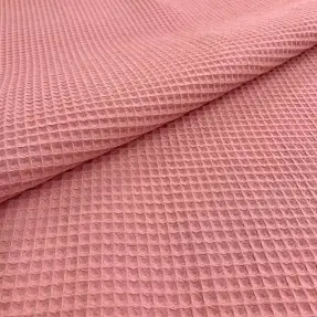 Bavlna s vaflovou väzbou rose