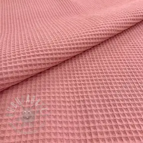 Bomull med vaffelbindning rose