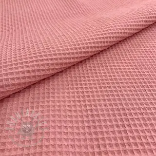 Bomull med vaffelbindning rose