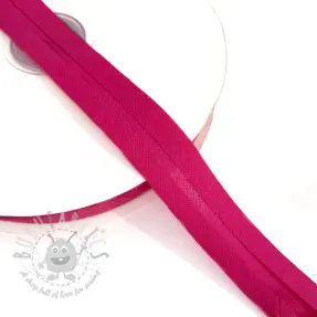 Kantremsa bomull fuchsia