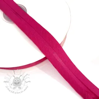 Kantremsa bomull fuchsia