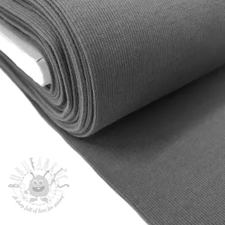 Ribbstickat RIB anthracite ORGANIC