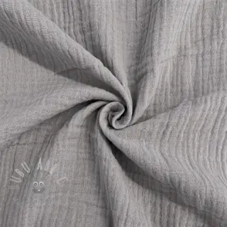Dubbelgasväv/muslin grey