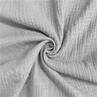 Dubbelgasväv/muslin light grey