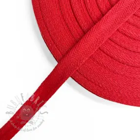 Kypertband bomulls 15 mm red