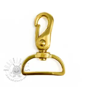 Metallkarbinhake 40 mm gold