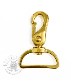 Metallkarbinhake 40 mm gold