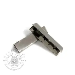 Metalländbeslag 40 mm silver