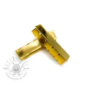 Metalländbeslag 40 mm gold