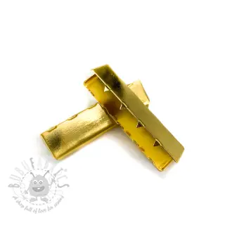 Metalländbeslag 40 mm gold