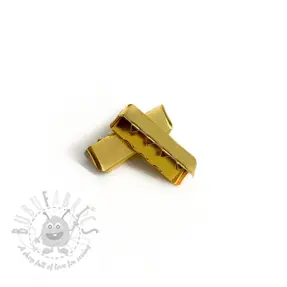 Metalländbeslag 25 mm gold