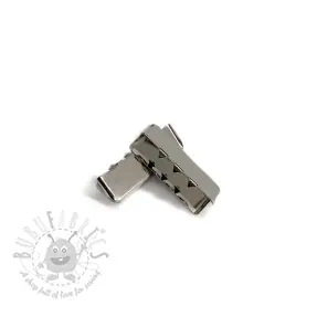 Metalländbeslag 25 mm silver