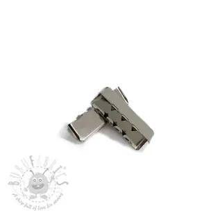 Metalländbeslag 25 mm silver