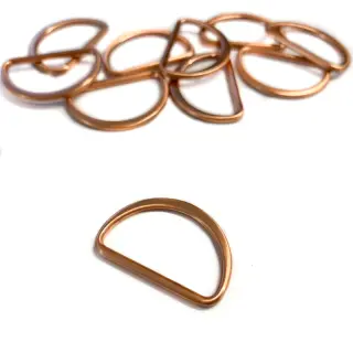 Polokrúžok 25 mm copper