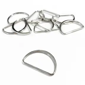 Polokrúžok 40 mm silver