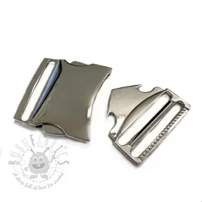 Metallspänne Treudd 40 mm silver