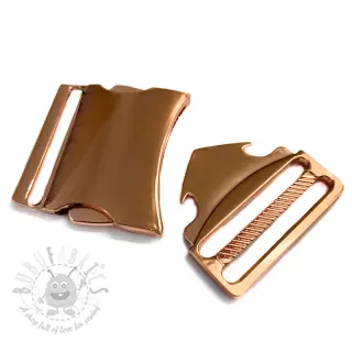 Metallspänne Treudd 40 mm copper