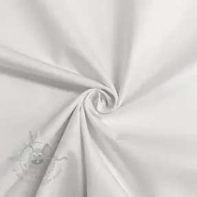 Bomullspoplin optical white