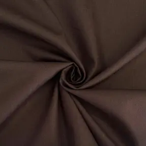 Bavlnený popelín dark brown