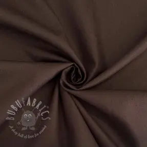 Bomullspoplin dark brown