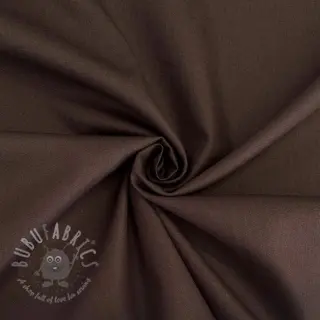 Bomullspoplin dark brown