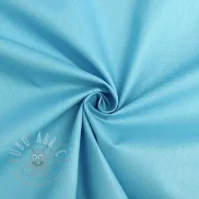 Bomullspoplin sky blue