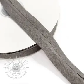 Kantremsa bomull grey