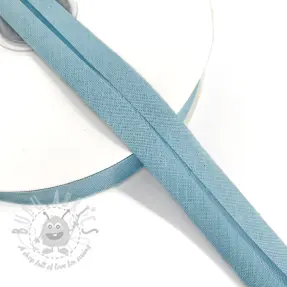 Kantremsa bomull light blue