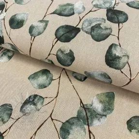 Dekorationstyg Linenlook Eucalyptus Leaves