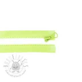 Blixtlås delbar 75 cm lime