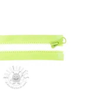 Blixtlås delbar 75 cm lime