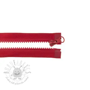 Blixtlås delbar 75 cm bordeaux