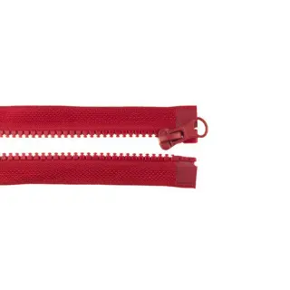 Zips deliteľný 75 cm bordeaux