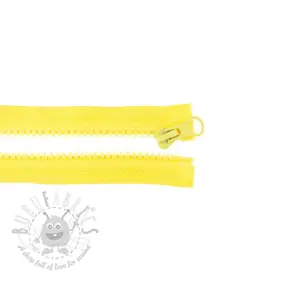 Blixtlås delbar 65 cm yellow