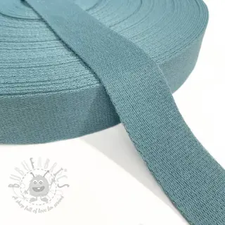 Gjordband bomull 4 cm steel blue