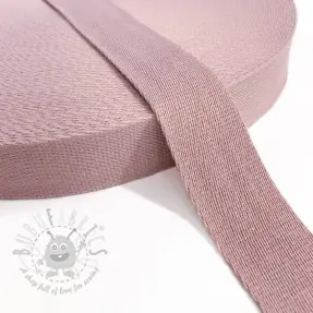 Gjordband bomull 4 cm old pink