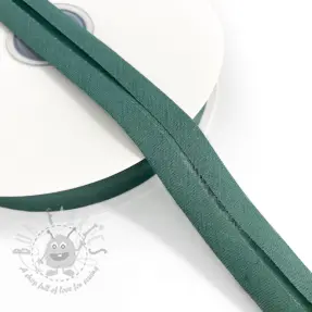 Kantremsa bomull dark old green