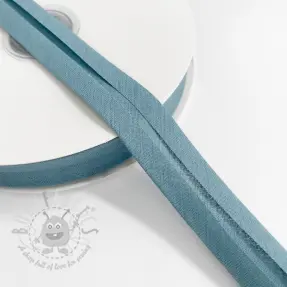 Kantremsa bomull steel blue