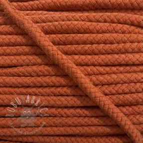 Bomullssnöre 8 mm dark orange