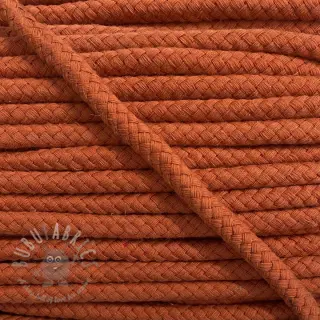 Bomullssnöre 8 mm dark orange