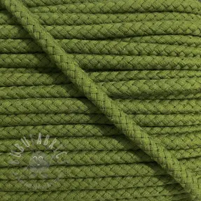 Bomullssnöre 8 mm olive green