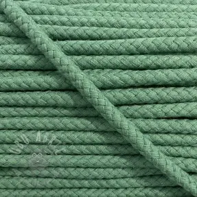 Bomullssnöre 8 mm old green