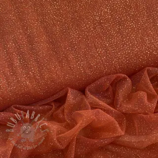Tyll till TUTU-kjol ROYAL SPARKLE rust gold