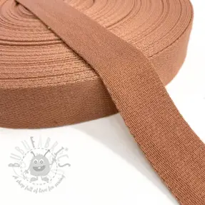 Gjordband bomull 4 cm salmon